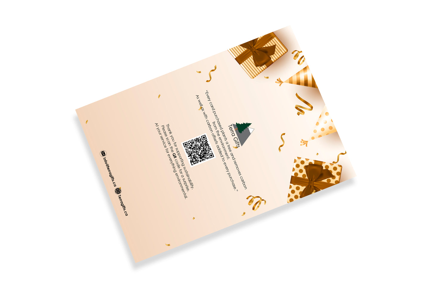 Luxury Golden Birthday Card