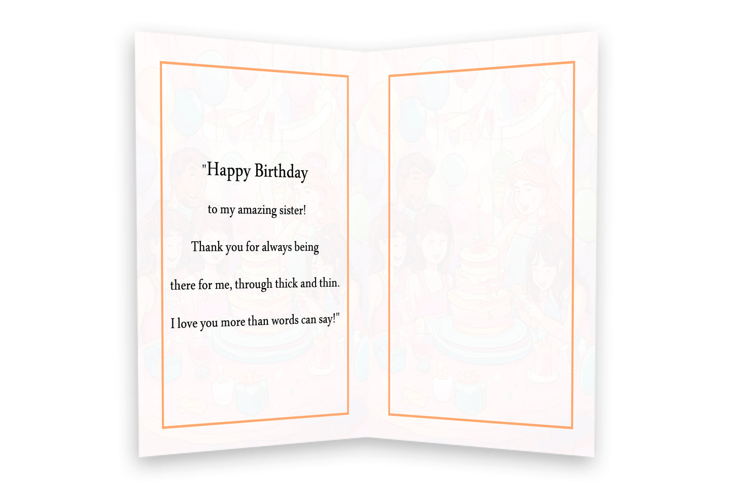 Amazing Birthday Card for Sister