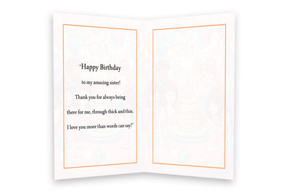 Amazing Birthday Card for Sister