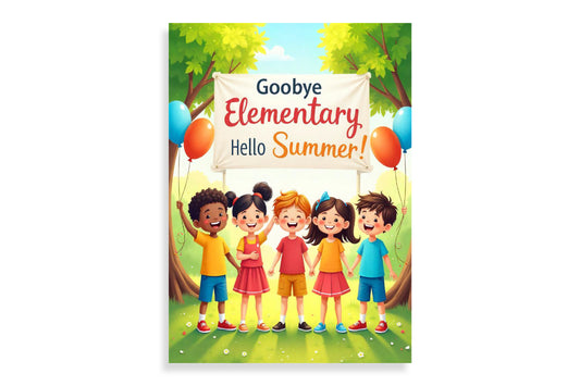 Elementary School Congrats Card