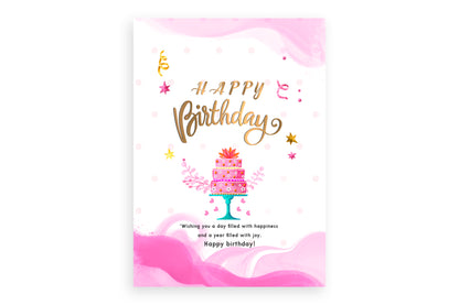 5 Birthday greeting cards