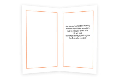 Retirement Greeting Card for Father