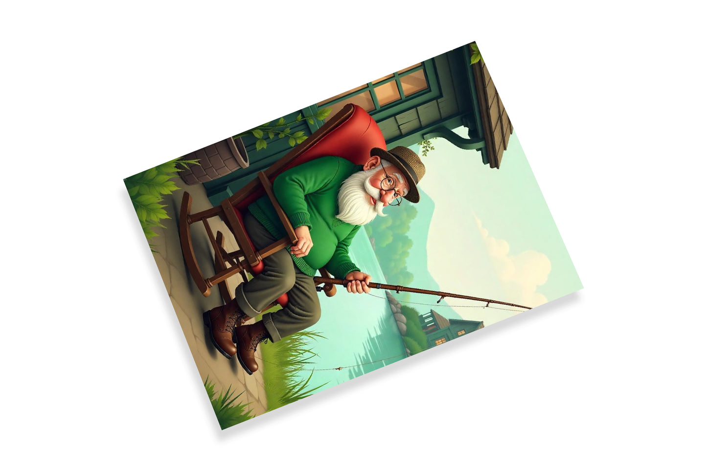 Simple Retirement Greeting Card for Father