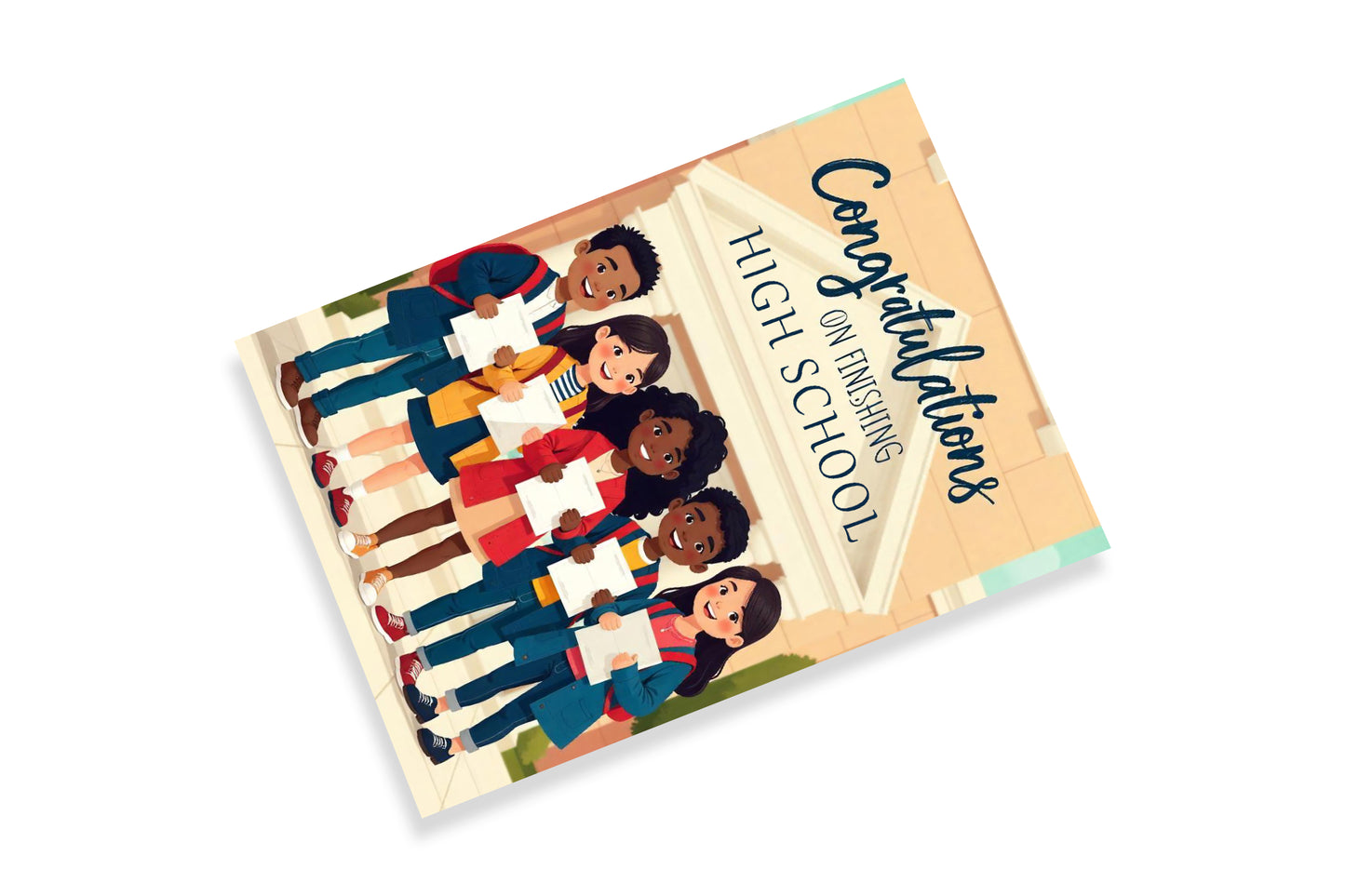 Positive Vibes Grad Card