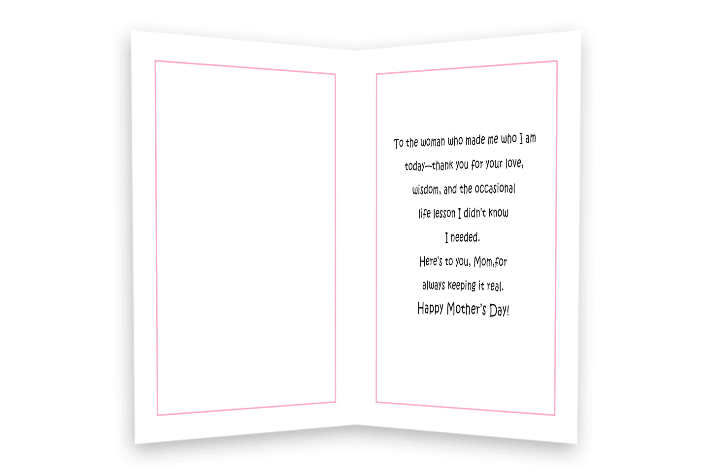Artisan Mother’s Day Card with Bomb Design