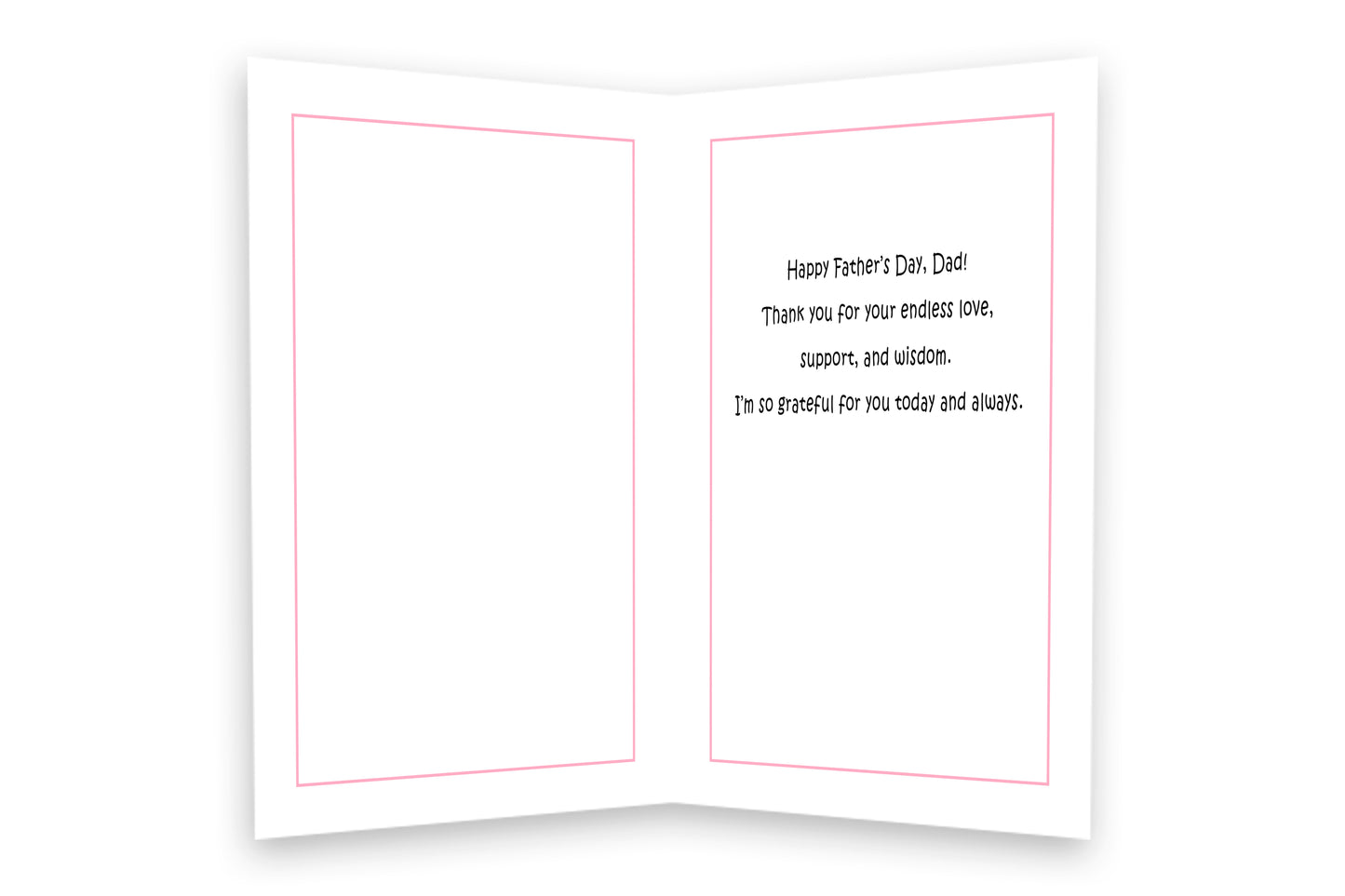 Artisan Father’s Day Card with Golf Stadium