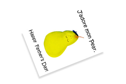 Artisan Father’s Day Card with Pears