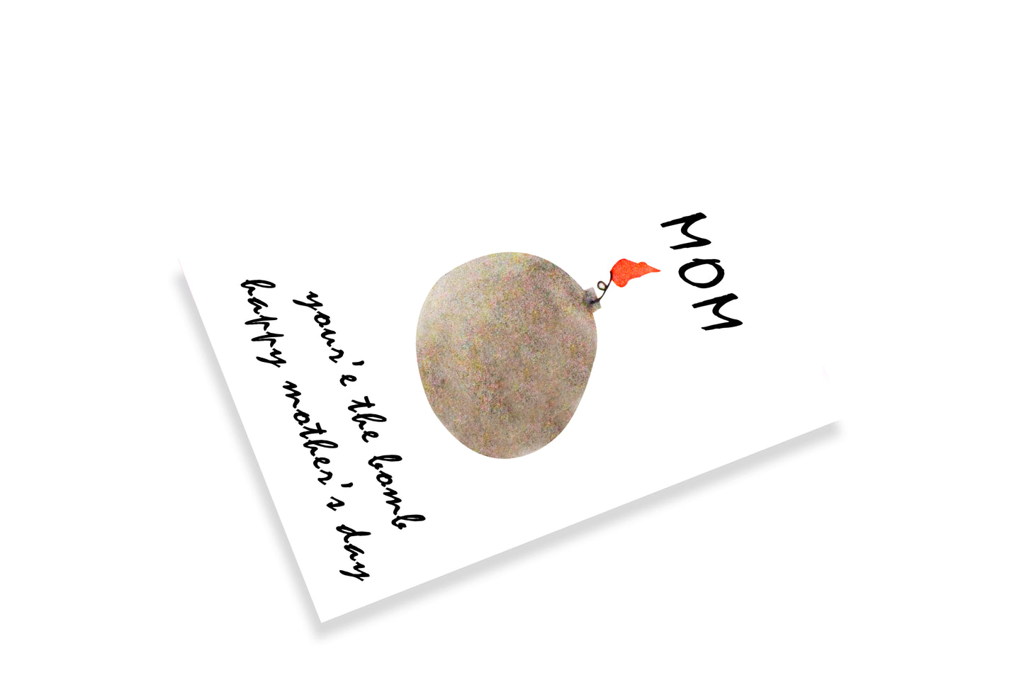 Artisan Mother’s Day Card with Bomb Design