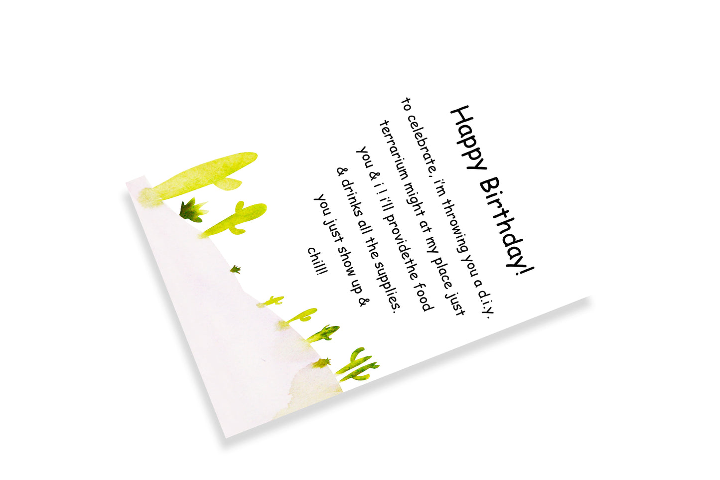 Artisan Birthday Card