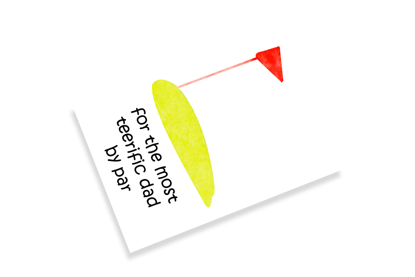 Artisan Father’s Day Card with Golf Stadium