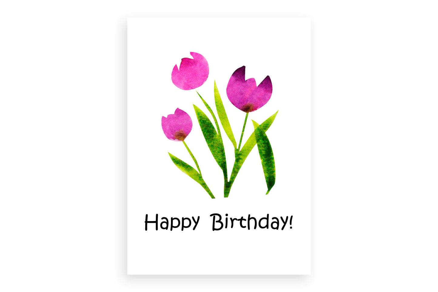 Artisan Floral Birthday Card