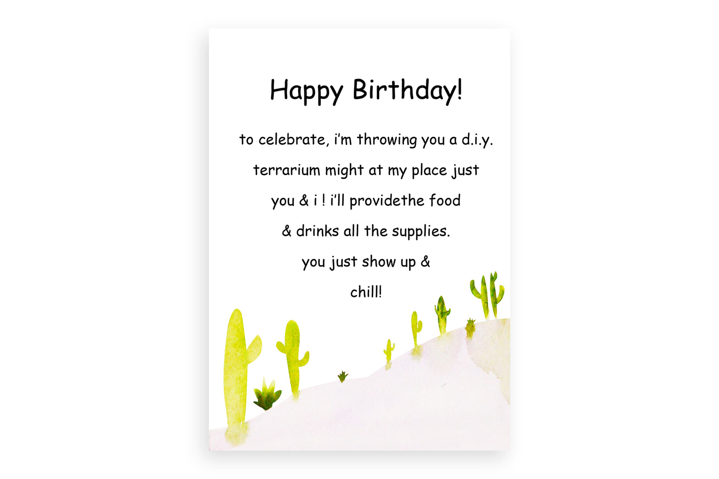 Artisan Birthday Card