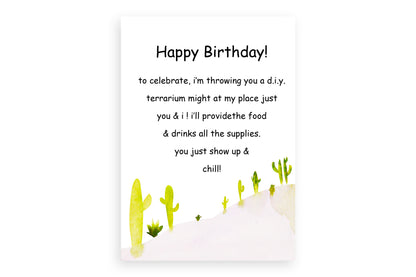 Artisan Birthday Card