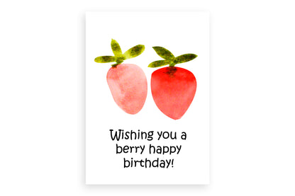 Artisan Birthday Card with Peach Theme