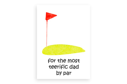 Artisan Father’s Day Card with Golf Stadium