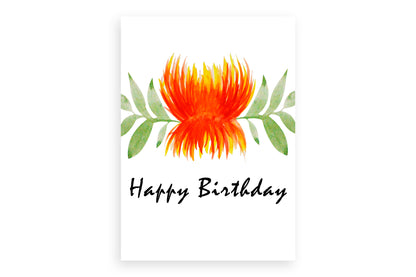 Artisan Flower Birthday Card