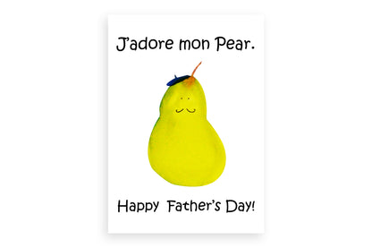 Artisan Father’s Day Card with Pears