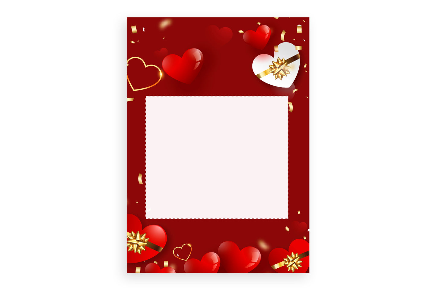 Red Valentine's Day Crad for you