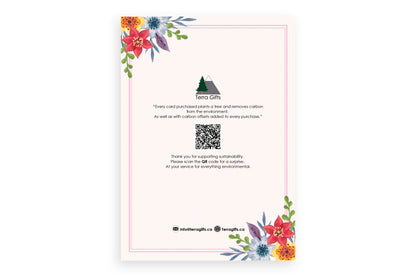 Floral Elegance Birthday Card
