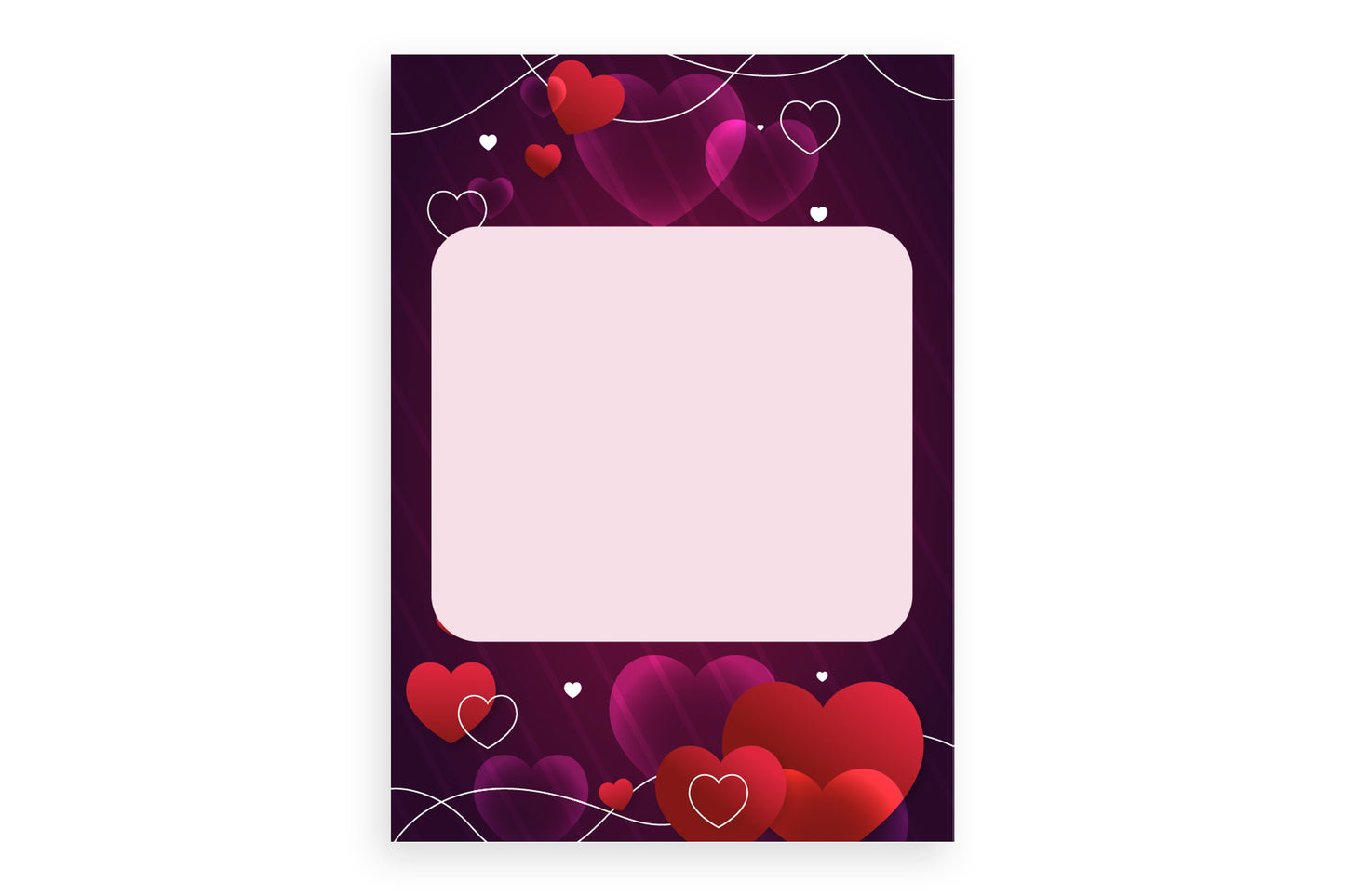 Bubble Heart Valentine's Day Card