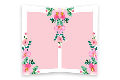 Mother Day Light Floral Card