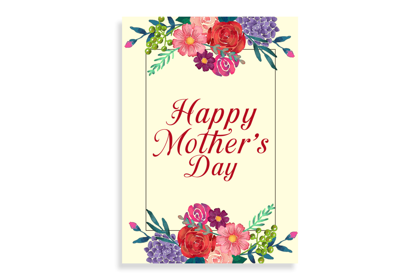 Mother’s Day Card Floral