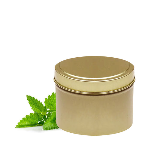 Peppermint beeswax candle 4 oz.
