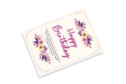 Charming Floral Birthday Card