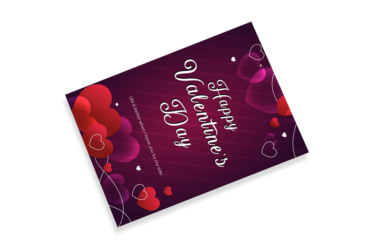 Bubble Heart Valentine's Day Card