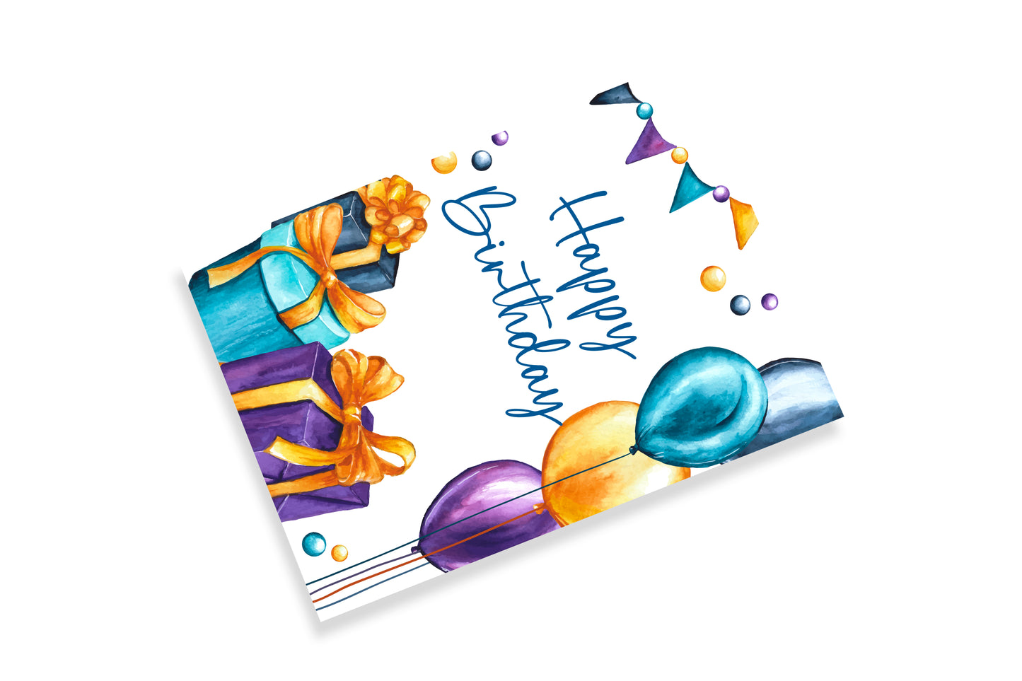 Abstract Birthday Card